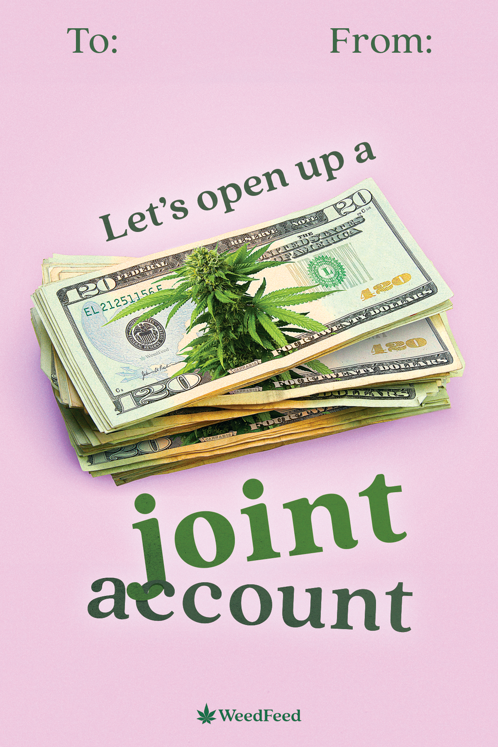 Joint Account Greeting Card