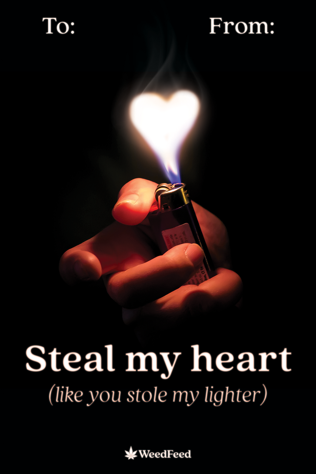 Steal My Heart Greeting Card