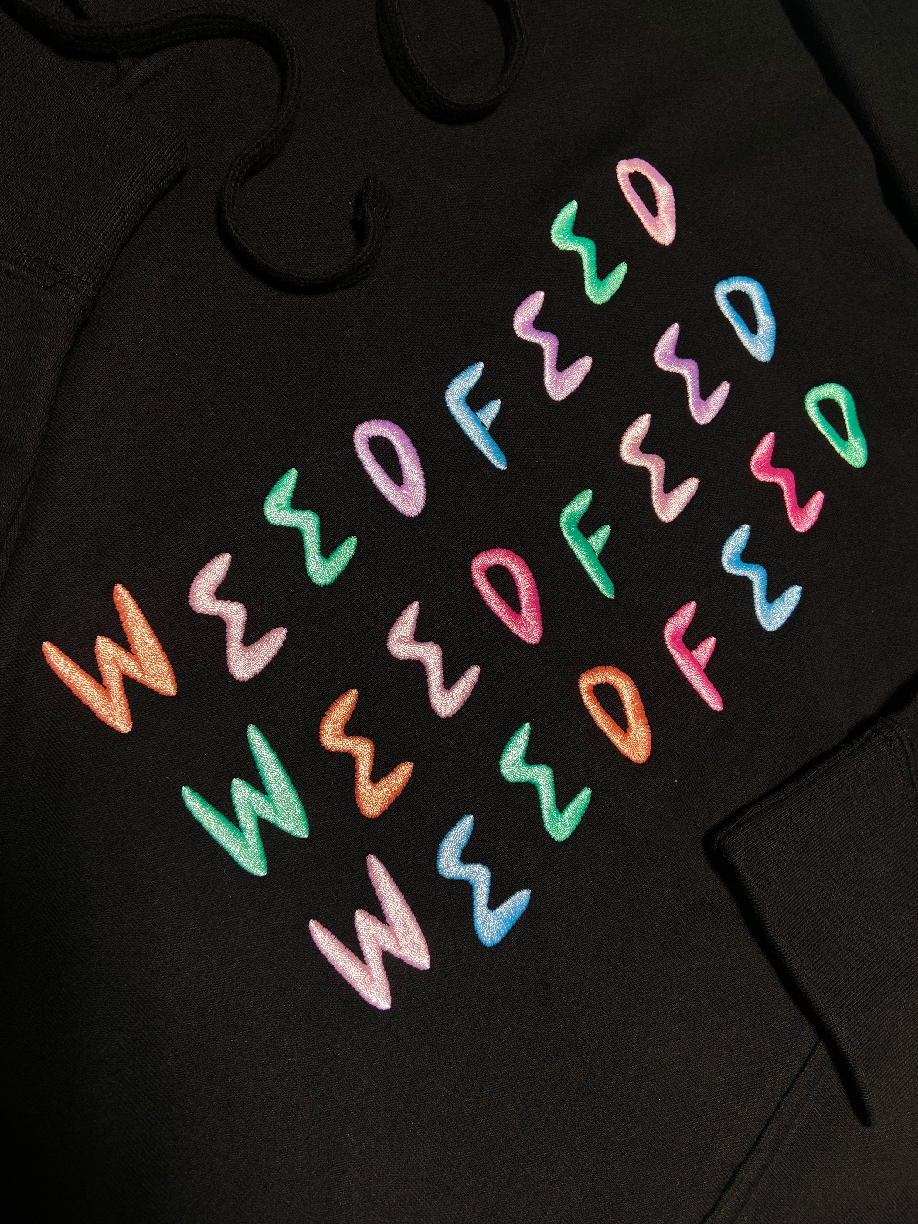 WeedFeed Embroidered Cotton Hoodie