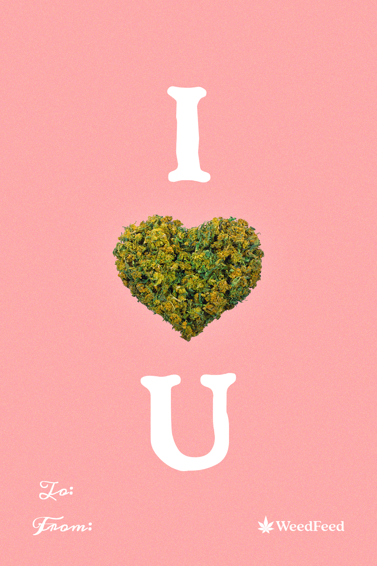 I Heart You Valentine's Day Card