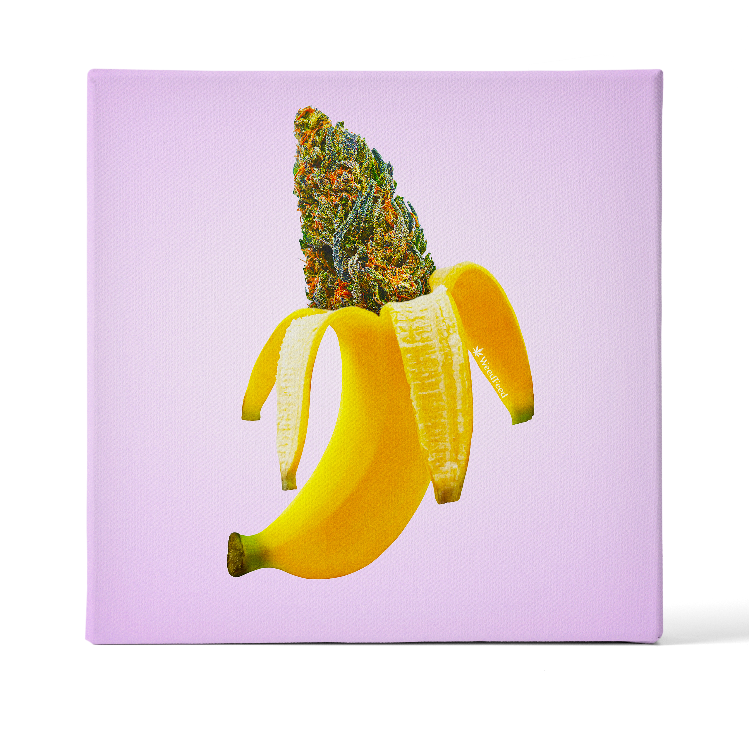 banana spliff weed art 