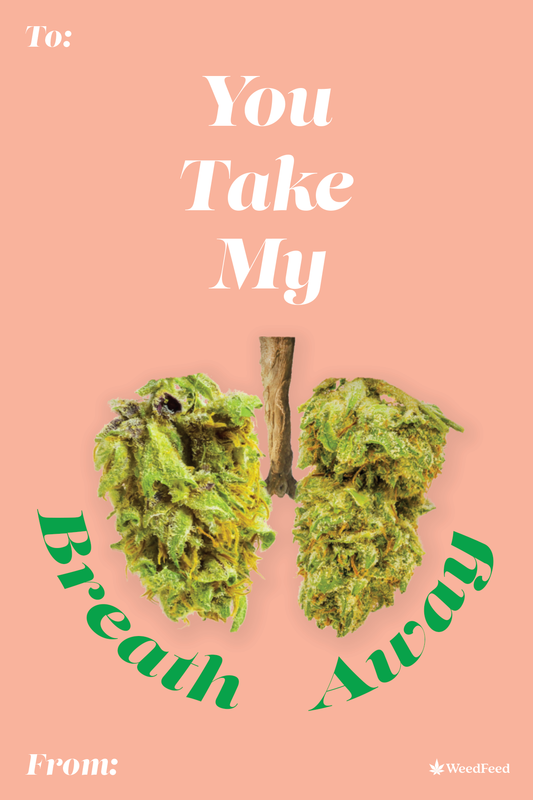 You Take My Breath Away Greeting Card